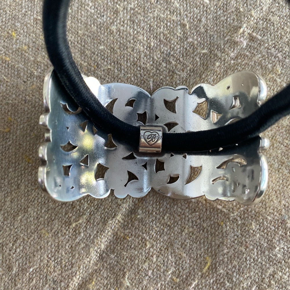 Silver Filigree Elastic Hair Tie - Women Accessories - Picture 3 of 5